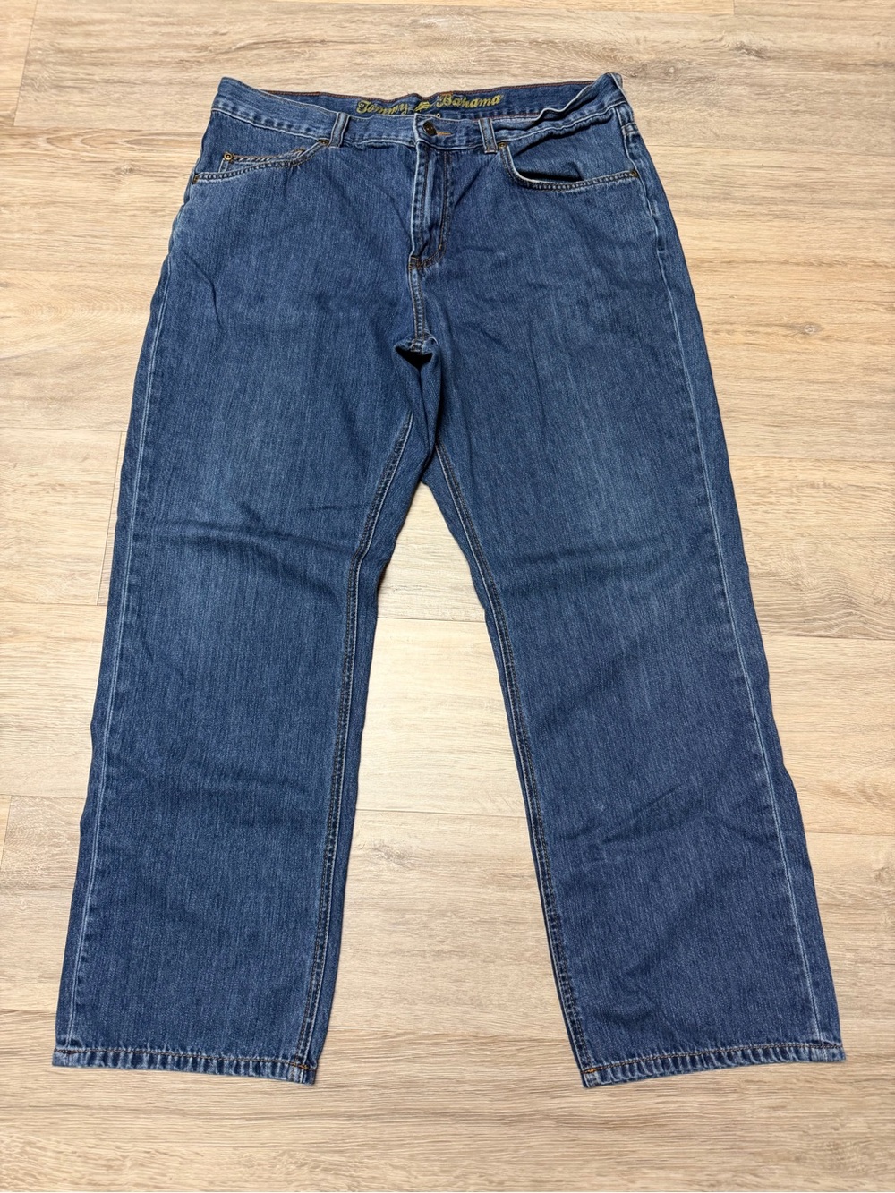 Tommy Bahama Men's 38x 30 Classic fit Dark Blue Straight Jeans